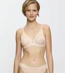 AMOURETTE CHARM - nevystužená podprsenka s kosticami a čipkou Triumph CREAMY DREAM 75G