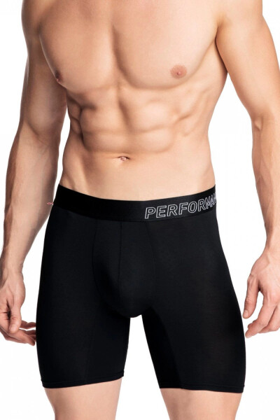 Pánske boxerky 1181 Noha dlhá čierna - Atlantic černá S