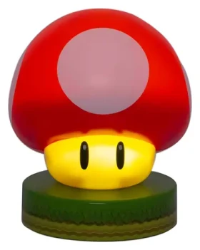 Paladone Icon Light Super Mario Huba / Stolná lampa / 11 cm / 2x AAA batéria (PP4375NNEPM)