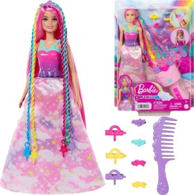 Barbie Princezna s kadeřnickými doplňky