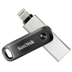 SanDisk iXpand Go 128 GB strieborná / Flash Disk / USB-A 3.0 amp; Lightning (SDIX60N-128G-GN6NE)