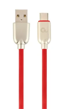 Gembird CC-USB2R-AMCM-1M-W USB-C kábel 1 m červená / USB 2.0 A (M) - USB-C (M) (CC-USB2R-AMCM-1M-R)