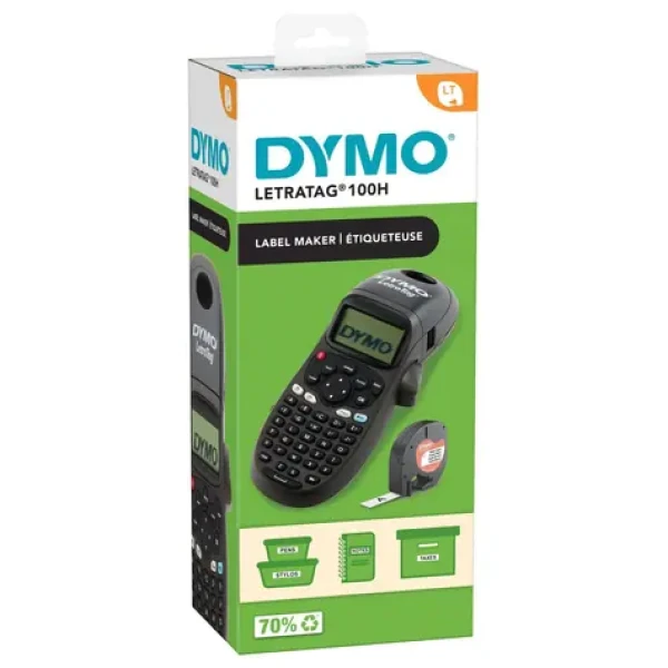 Dymo LetraTag LT-100H / Štítkovač / LCD displej / čierna (2174575)