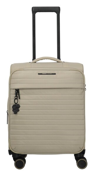 Malý textilný kufor Travelite BARBARA Stepp S Satin nude