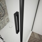 GELCO - TRINITY BLACK obdĺžnikový kút 1200x1100 ľavý, číre sklo, GT5612-11CL-B GT5612-11CL-B