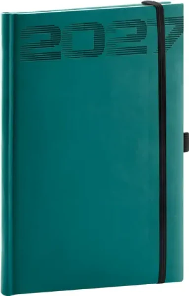 Notique Aprint Top 2027 petrolejový / Týždenný diár / 15 × 21 cm