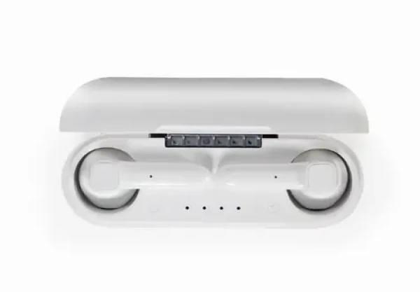 Gembird TWS-VIE-GW Vienna biela / bezdrôtové slúchadlá / Bluetooth 5.0 (TWS-VIE-GW)