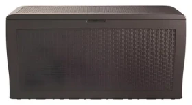Keter Samoa Rattan 270 l hnedý / Záhradný box / Ratanový vzhľad (246962)