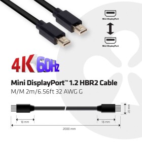 Club3D kábel Mini DisplayPort Mini DisplayPort CAC-2161