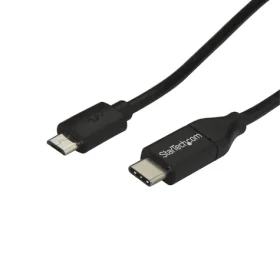 StarTech kábel USB-C na MicroUSB čierna / 480 Mbps / Thunderbolt 3 / 2m (USB2CUB2M)