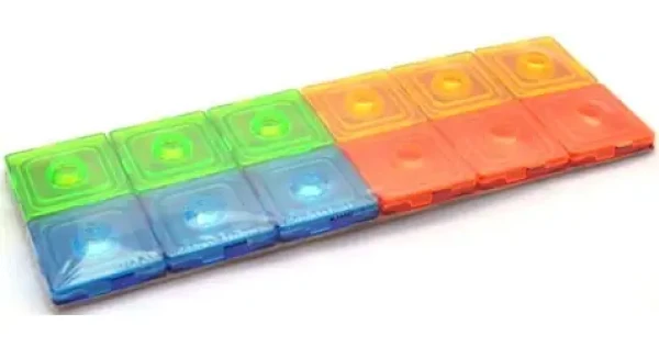 MAGFORMERS Otočný panel 12 kusov vo fólii