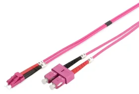 Digitus LC-SC 10m OM4 / Optický patch kábel / Multimode / Duplex / LSZH plášť (DK-2532-10-4)
