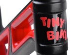 Mamido Detské odrážadlo Tiny Bike nafukovacie kolesá 12" červené