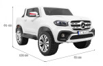 Mamido Elektrické autíčko Mercedes-Benz X-Class MP4 4x4 biele