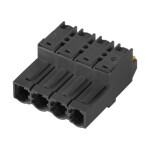 Weidmüller zástrčkový konektor na kábel Počet pólov 4 Raster (rozteč): 7.62 mm 1043610000 60 ks; 1043610000