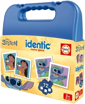 Educa Pexeso Stitch v kufríku