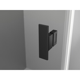 MEXEN/S - Mist HT sprchovací kút dvere krídlové ľavá 120 x 75, transparent, čierna 8A5T-120-075-70-00-L