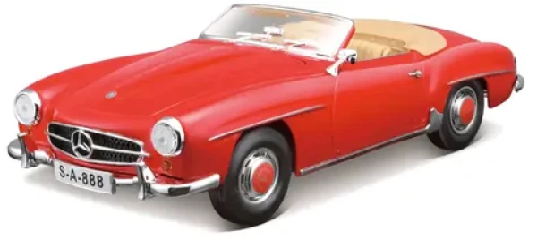 Maisto 1955 Mercedes-Benz 190SL červená