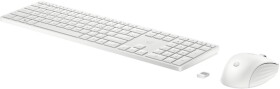 HP HP 655 Wireless Mouse Keyboard Combo - White - ESTONIAN