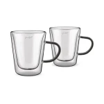 Lamart Vaso Sada pohárov na čaj 2ks 300ml čierna / sklo (8590669358977)