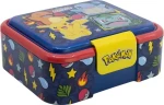 STOR Box na desiatu Pokémon Modrý tím / Box na desiatu / 3 priehradky / Plast / bez BPA (80837)