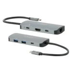 Mobilis 001382 USB-C dokovací húb 7v1 100W (001382)