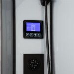 KERRA - Hydromasážny box Orion 90 čierna čierna 5907548123473