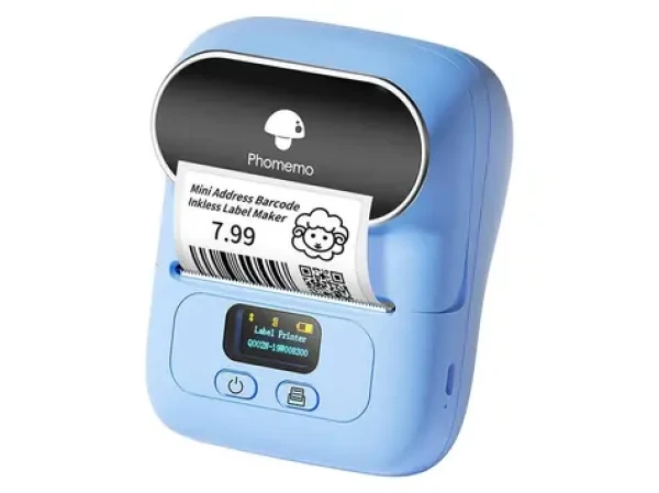 Phomemo Prenosná tlačiareň štítkov M110 modrá / termotlačiareň / Bluetooth / USB (M110-BU)
