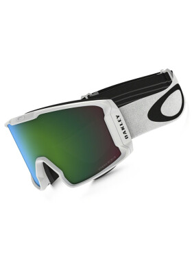 Oakley Line Miner XL Matte White w/Prizm Jade pánske okuliare na snowboard