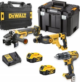 Dewalt 18v xr Sada combo dcd791;dcg405, dch263;2 aku 5ah, ład.