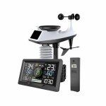Solight TE91WiFi profesionálny SMART WIFI meteostanica / dva budíky / vlhkosť / tlak vzduchu / vietor (8592718036539)