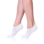 Dámske neviditeľné ponožky BAMBUS SNEAKER SOCKS - BELLINDA - biele 35 - 38