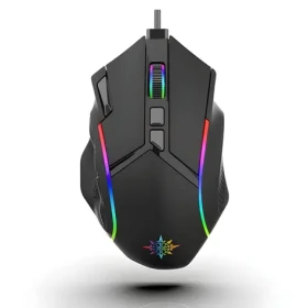 INCA IMG-351 čierna / Herná myš / optická / RGB / 12800 DPI / 12 tlačidiel / USB-A / 1,8 m (IMG-351)