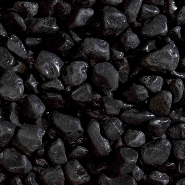 Granulati Zandobbio Okrasné kamene Nero Ebano 25 - 40 mm 25 kg