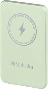 Verbatim Powerbank Verbatim Charge 'n' Go Magnetic Wireless 5000mAh USB-C PD 3.0 Green