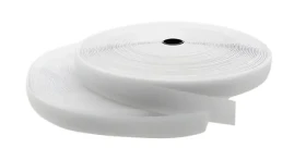 Lanview sťahovacia páska na suchý zips 10 mm biela / Sťahovacia páska / 5 m (LVT-HL1010W)