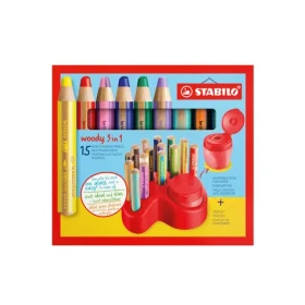 STABILO® Woody 3 in 1 - 15 ks sada (880/15-01)