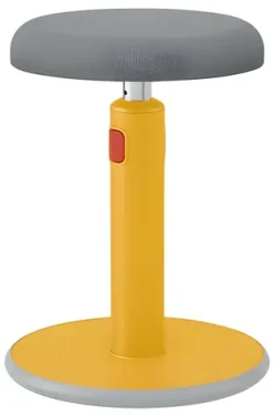 Leitz Cosy Stool teplá žltá / Balančná stolička na sedenie a státie / nosnosť 110 kg / výška 46-79 cm (65180019)