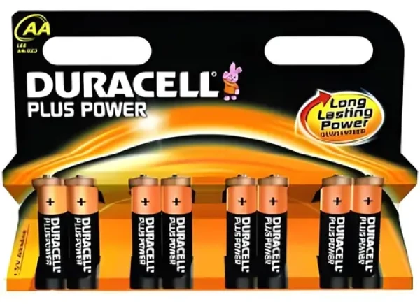 Duracell Alkalická batéria AA (LR6) / Batéria / Alkalická / Jednorazová (MN1500B8)