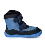 Chlapčenské zimné barefoot topánky PRO-tex NUT BLUE - 24
