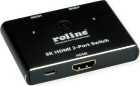 Roline Prepínač ROLINE 8K HDMI, 2-Reproduktorowy