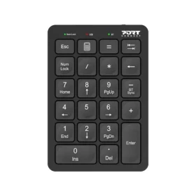PORT CONNECT Bluetooth Rechargeable Keypad čierna / Bezdrôtová dobíjacia numerická klávesnica (900802)