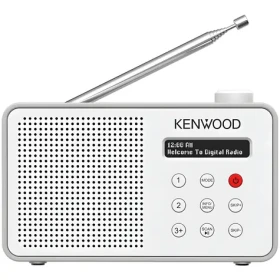 Kenwood CR-M25DAB-W biela / DAB+ rádio / Bluetooth 5.3 / USB-C / LCD displej / výdrž batérie 7 h (CR-M25DAB-W)