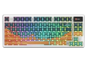 MSI FORGE GK600 TKL Mars / Bezdrôtová herná klávesnica / mechanická / 2,4 GHz / BT / RGB / USB-C / CZ+SK layout (S11-43CSU01-HH9)