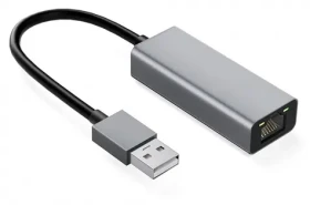 USB-A - RJ45 sieťová karta / Sieťový adaptér / USB-A / RJ-45 / 10/100/1000 Mbit/s (IAARJ)