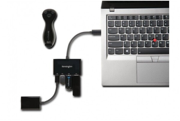 Kensington ML Kensington 4-portowy koncentrator USB-C
