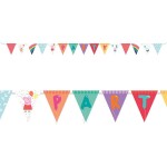 Girlanda happy birthday, prasiatko Pepa 330 cm - Amscan - Amscan