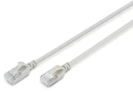 Digitus CAT6a šedá / Patch kábel / F/FTP / Slim / LSZH / 0,5 m (DK-1632-A-005S)