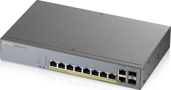 ZyXEL GS1350-12HP / 12-Port Switch / 100|1000 Mbps / 8x GbE / 2x SFP / PoE (GS1350-12HP-EU0101F)