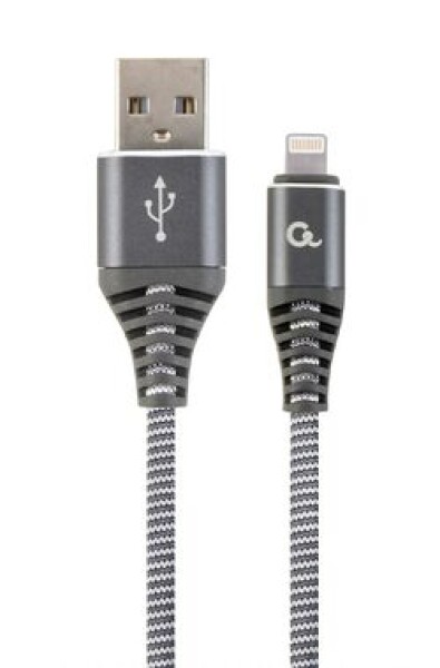 Gembird CC-USB2B USB-A - Lightning 2m šedá (CC-USB2B-AMLM-2M-WB2)